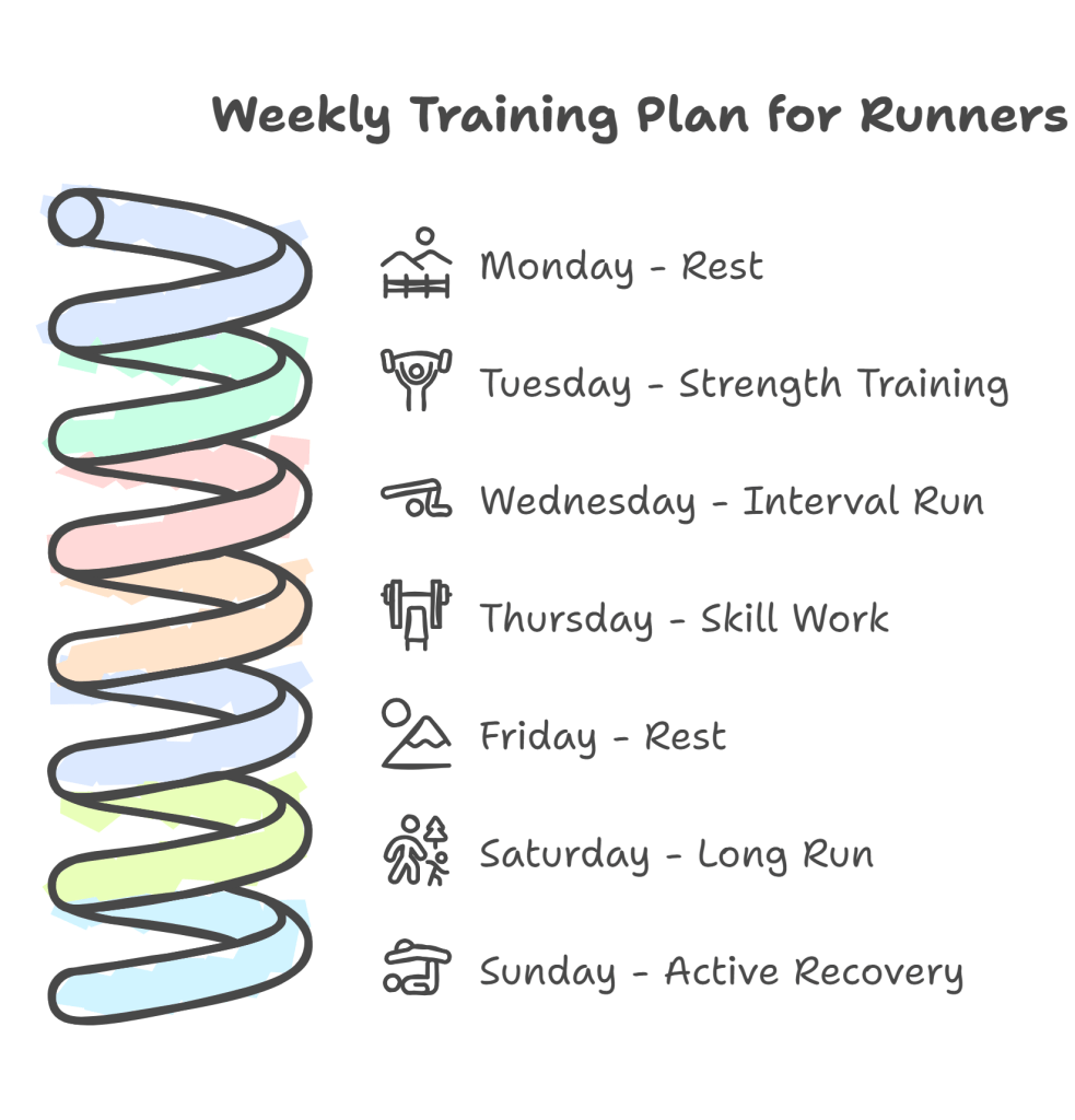 Sample Hyrox training plan for athletes having a Running background
