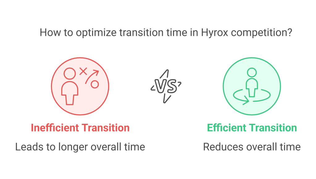 Remark the importance of making the transition time in the Rox Zone as efficient as possible
