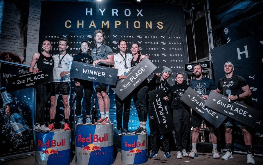 Podium from a Hryox race