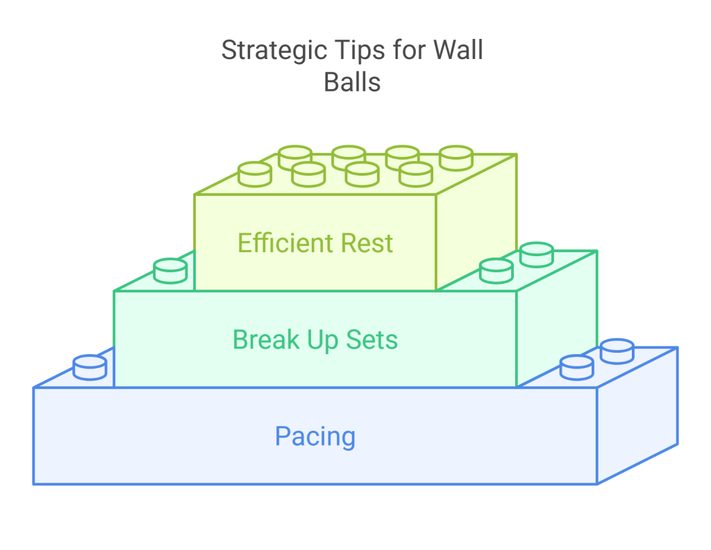 The strategic pyramid for Hyrox Wall Balls