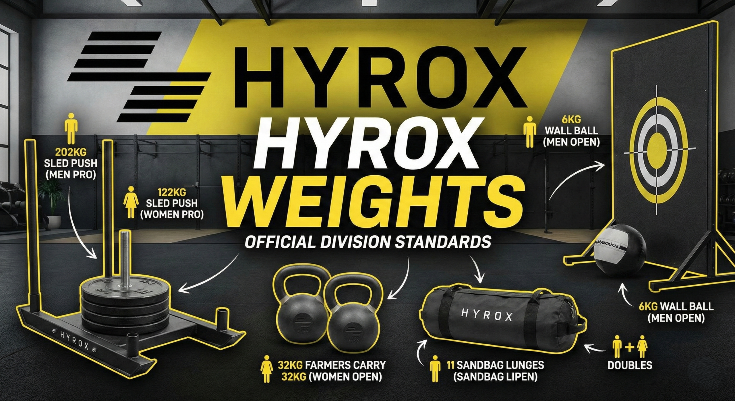 Hyrox Weights explained