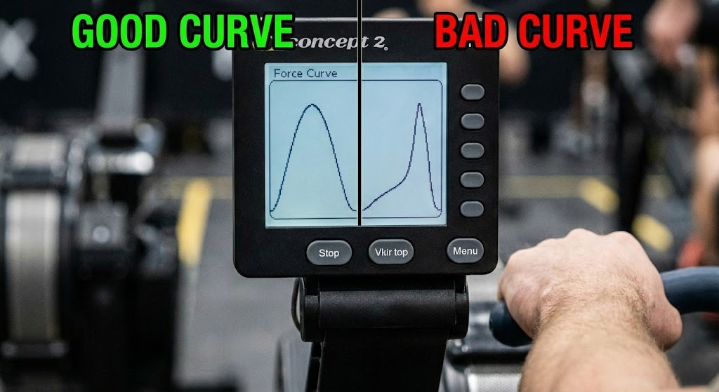 Hyrox Rowing - Good and Bad curve