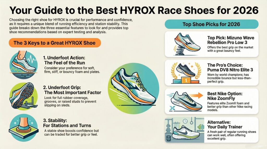 Best Hyrox Shoes Infographic