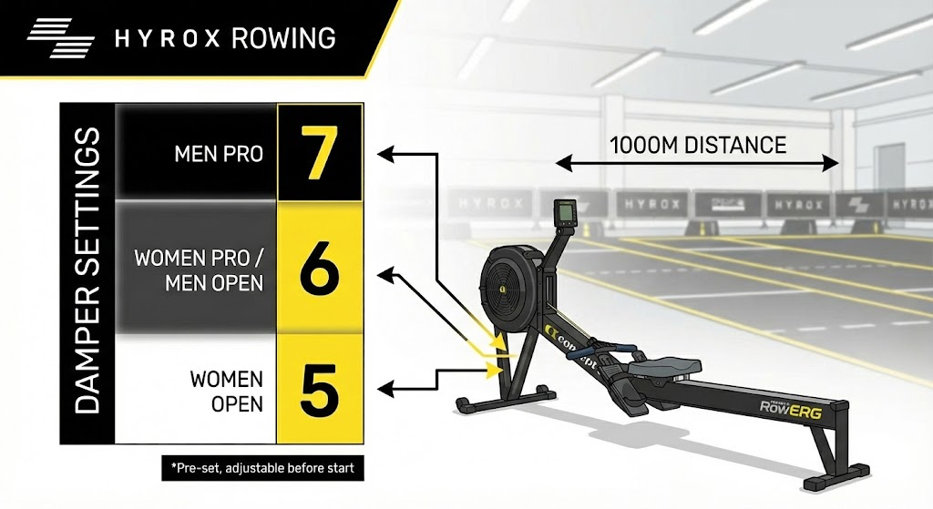 Hyrox Rowing
